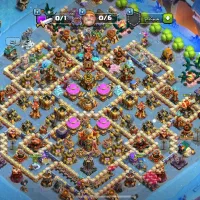 فروش اکانت کلش اف کلنز تاون 16 مکس