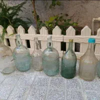 فروش هفت عدد بطری شیشه ایی