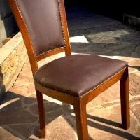 صندلی چوب و چرم ،میزبار ،اکسسوری چوبی آقریقایی