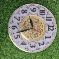 موتور ساعت با صفحه اعداد برجسته مال ساعت برنزی