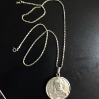 شمایل درشت حضرت علی ومحمد نقره عطیقه جات