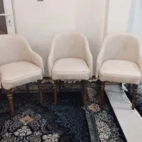 سه عدد صندلی غذا خوری نو