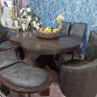 میز غذاخوری ۶ نفره چوبی