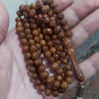 تسبیح کشکول ۱۰۱ دانه تراش دست عتیقه بخونید