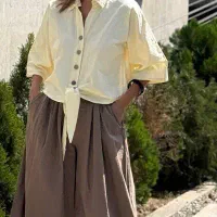 شومیز گره ای تمام نخ