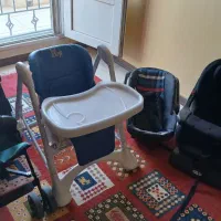 کالسکه و کریر مادرکر، صندلی ماشین و غذا