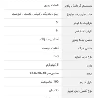 پلوپز تولیپس|اجاق گاز و لوازم برقی پخت‌وپز|رشت, دباغیان|دیوار
