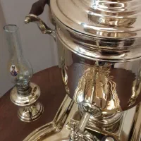 سماور  زغالی صد ساله نیکلایی روسیه نوع|سماور، چای‌ساز، قهوه‌ساز|اردبیل, |دیوار