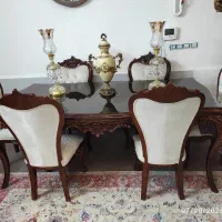 میز غذاخوری 6 نفره مجلسی راش