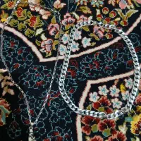 دوعدد گردنبند استیل مردانه رنگ ثابت دوتاش ۸۰۰ تومن