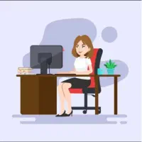 منشی ساده با شرایط ویژه