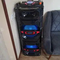 اسپیکر دو قلو بزرگ دیجی دار ،میکروفون بی سیم،کنترل|سیستم صوتی خانگی|هشتگرد, شهرک پارسیان|دیوار