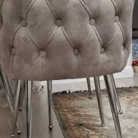 صندلی چستر اشپزخانه پایه استیل