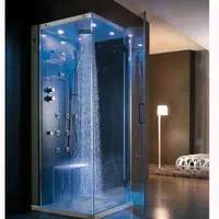 کابین دوش/شیشه حمام/شیشه ای ریلی حمام