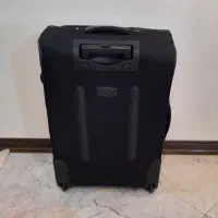 چمدان مشکی متوسط برزنتی کارکرده ارسالی از دانمارک|کیف، کفش، کمربند|تهران, شیخ هادی|دیوار