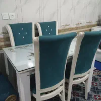 میز غذا خوری چهار نفره سالم و شیک|میز و صندلی غذاخوری|خرمدره, |دیوار