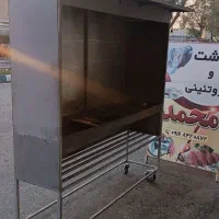 سیخ گیر + منقل ، کباب پز ،