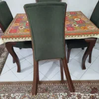 میز نهارخوری چهار نفره چوبی|میز و صندلی غذاخوری|فردیس, فردیس|دیوار