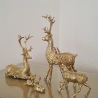 مجسمه گوزن برنزی|مجسمه، تندیس، ماکت|تهران, ابوذر|دیوار