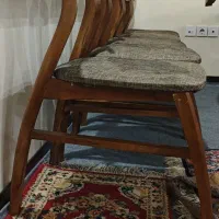 میز ناهار دست ساز جمع و جور 8 نفر تمام چوب با شیشه|میز و صندلی غذاخوری|تهران, گرگان|دیوار