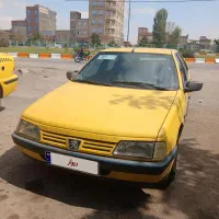 پژو 405 زرد بین شهری مدل 88