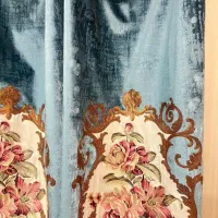 2 عدد پرده سالن در حد نو (تور ترک+ دکور ترک+کتیبه)|پرده، رانر، رومیزی|لاهیجان, مهرگان|دیوار