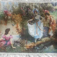 تابلو فرش دستبافت گردشی در قصر ( پرداخت نشده )|تابلو فرش|اردبیل, |دیوار