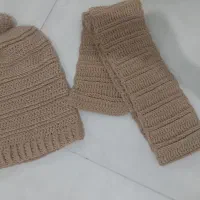 شاه کلاه دست بافت دخترانه