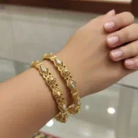 گردنبند و دستبند طلا 3 درصد|جواهرات|شیراز, شاهچراغ|دیوار