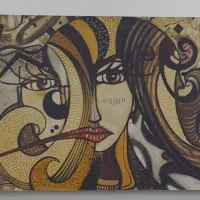 تابلو مدرن و تابلو پروانه|تابلو، نقاشی، عکس|قم, انسجام|دیوار