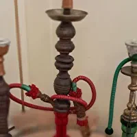 ۶تاقلیون باکلی لوازم ۲۹۰۰ قلیان برنجی چوبی مسافرتی|کلکسیون و سرگرمی|تهران, زرکش|دیوار