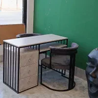 میزناخن فضادار / میز ناخن سه کشو / ترولی