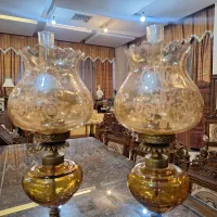 جفت آباژور مجسمه دار نو|چراغ خواب و آباژور|تهران, سوهانک|دیوار