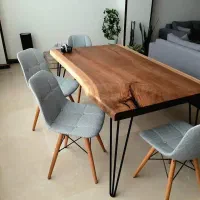 میز و صندلی مدل آریا پارچه ای مدرن و فانتزی|میز و صندلی غذاخوری|تهران, شهید رجایی|دیوار