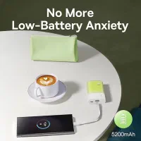 پاوربانک ۲۰ وات ۵۲۰۰ سبک و زیبا + فلش ۶۴ هدیه|لوازم جانبی موبایل و تبلت|میناب, |دیوار