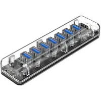 هاب ۷ پورت با پورت آداپتور ORICO F7U-U3|قطعات و لوازم جانبی رایانه|یاسوج, |دیوار
