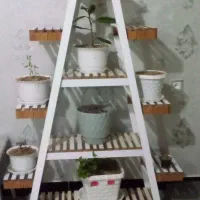 استند گل چوبی