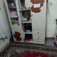 تخت تشک تک‌نفره.کمد بچه.میز آیینه کمدی، ست