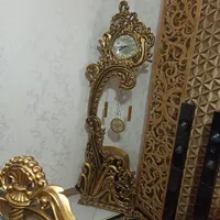ساعت ایستاده تمام چوب