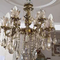 لوستر برنز|لوستر و چراغ آویز|قم, نیروگاه|دیوار