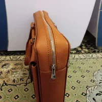 کیف چرم طبیعی مردانه دست دوز