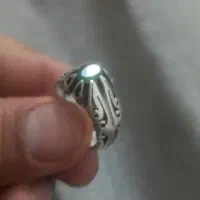 انگشتر نقره (زمرد زامبیا)