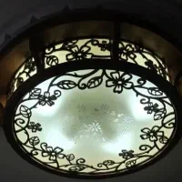 لوستر چوبی ۵ شاخه|لوستر و چراغ آویز|رودسر, |دیوار