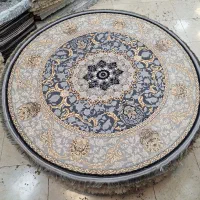 دایره گرد فرش اکرولیک ۱۵۰ در ۱۵۰ افشان هیوا روژین|فرش|مشهد, امیر|دیوار