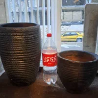 گلدان سفالی خمره ای