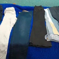 تعداد زیادی شلوار نو ودرحد نو وچندتا مانتو وکت|لباس|اهواز, سپیدار|دیوار