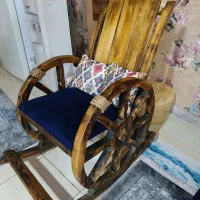 صندلی راک چوبی|مبلمان خانگی و میز عسلی|بندرعباس, |دیوار