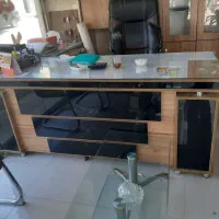 میز مدیریت با ال سه کشو