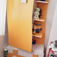 کمد و تخت خواب کودک|تخت و صندلی بچه|صومعه‌سرا, |دیوار