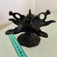 چراغ پیسوز ۵شعله ۲شعله برنجی دکوری خاص نوستالژیک